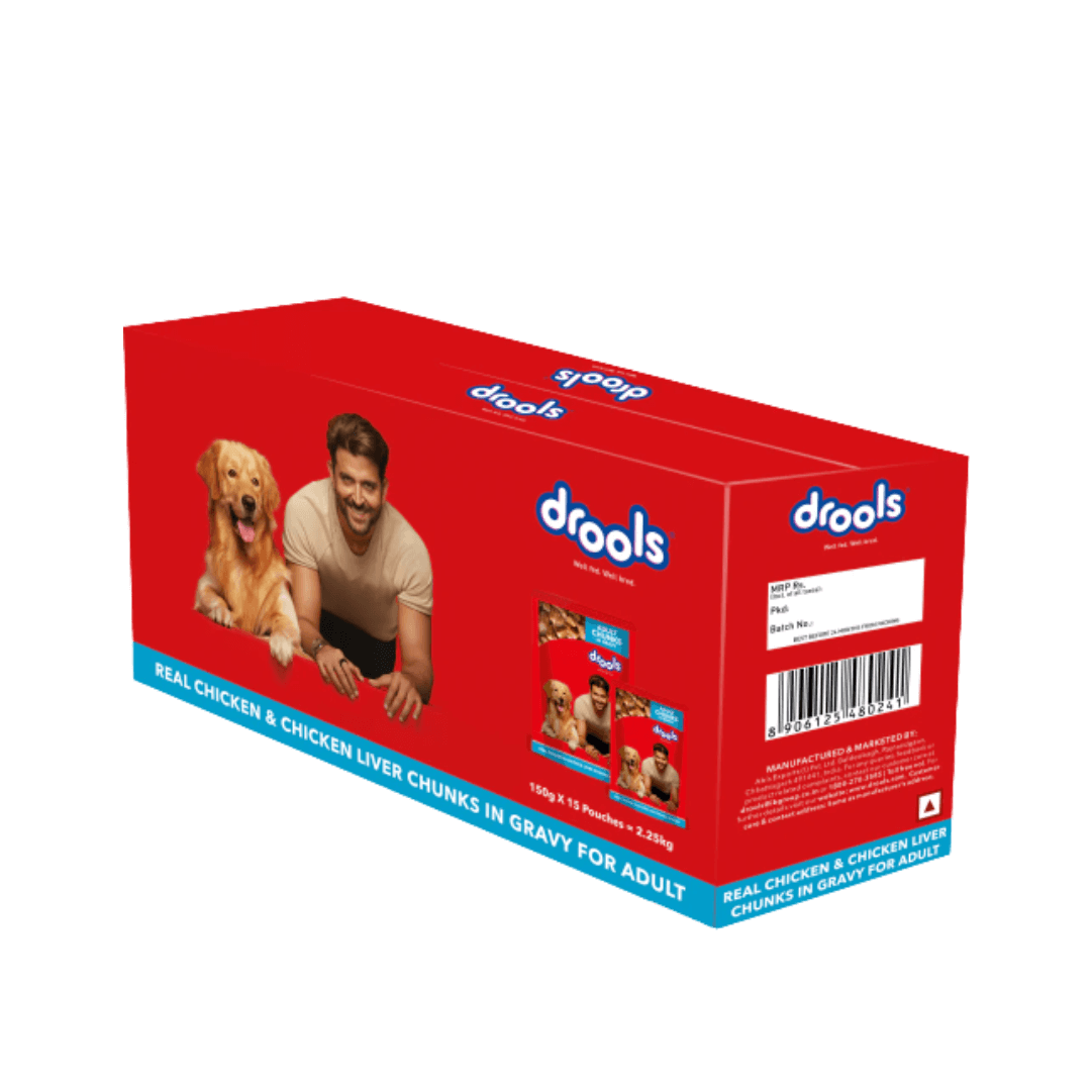 Drools Adult Dog Gravy-15pcs x 150gm