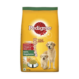 Pedigree 100% Vegetarian Complete & Balanced Food for Puppy & Adult Dogs