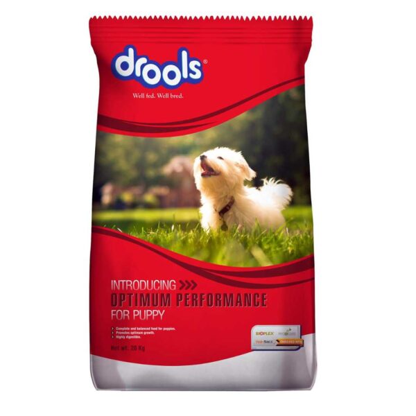 Drools Puppy Dry Dog Food Optimum Performance , 20kg Pack