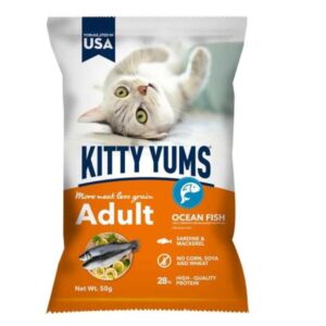 Kitty Yums Adult (+1 Year) Dry Cat Food, Ocean Fish