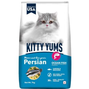 Kitty Yums Persian Adult Dry Cat Food, Ocean Fish